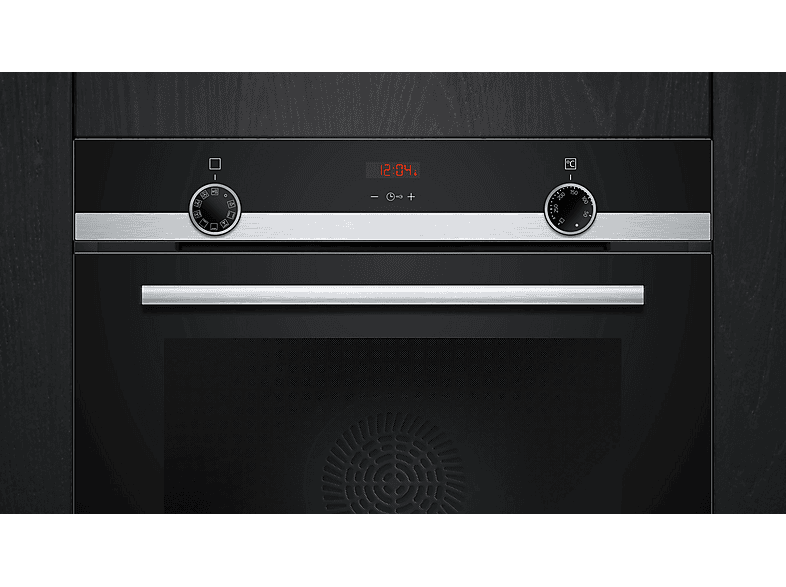 Horno - Siemens HB514AER4, Multifunción, Hidrolítica, 71 l, 60 cm, Cristal negro