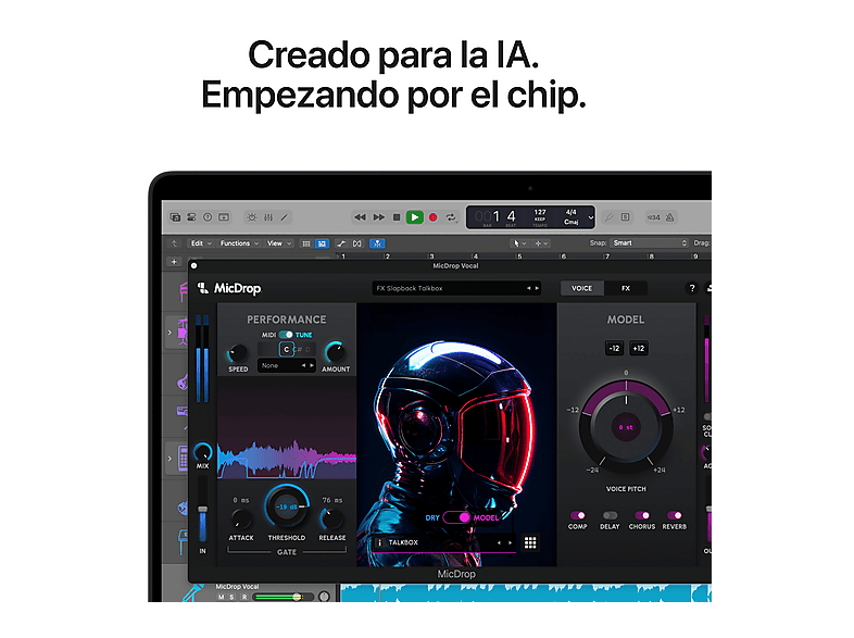 Portátil - Apple MacBook Pro (2025) 14,2", Chip M5, CPU de 10 núcleos, GPU de 10 núcleos, 24 GB RAM, 1 TB SSD, Negro