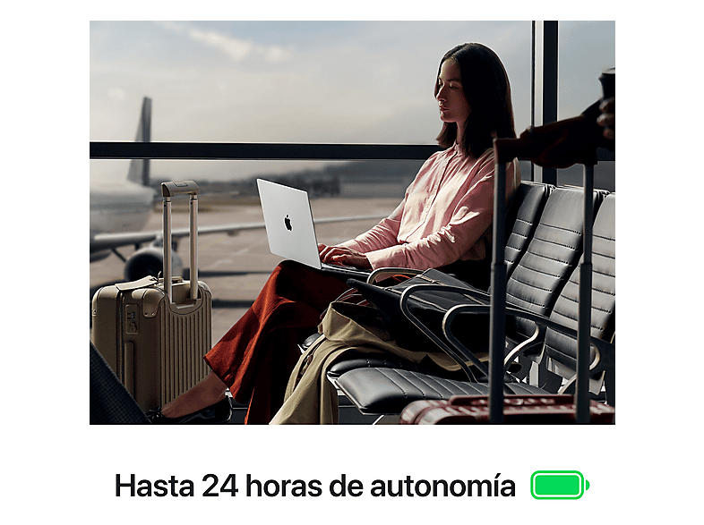 Portátil - Apple MacBook Pro (2025) 14,2", Chip M5, CPU de 10 núcleos, GPU de 10 núcleos, 24 GB RAM, 1TB SSD, Plata