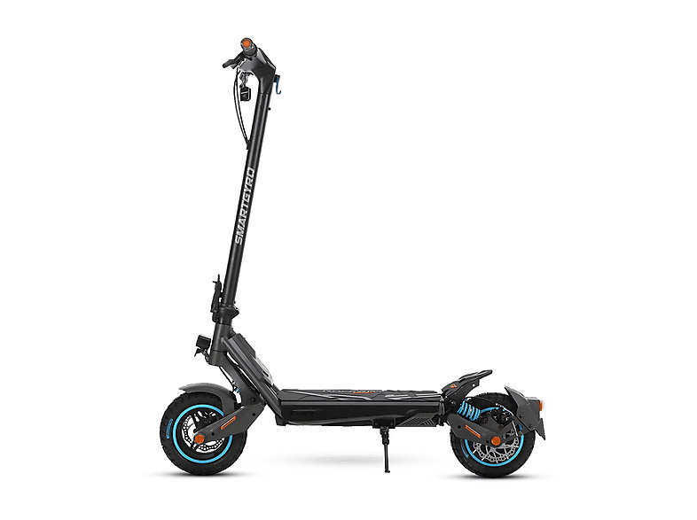 Patinete eléctrico - Smartgyro Rockway GT, Tipo 1 / VPL, 800W Potencia Nominal, Batería Litio 15000mAh, Velocidad 25km/h, Autonomía 60km, Negro