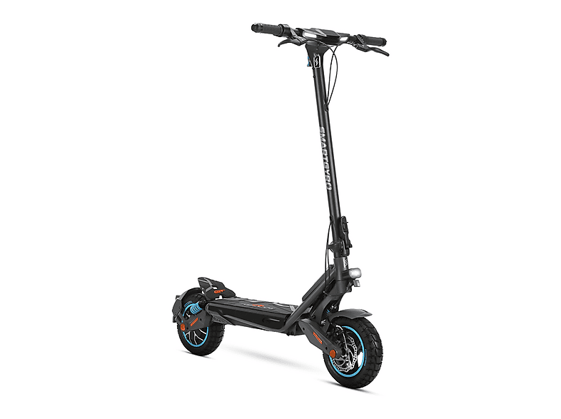Patinete eléctrico - Smartgyro Rockway GT, Tipo 1 / VPL, 800W Potencia Nominal, Batería Litio 15000mAh, Velocidad 25km/h, Autonomía 60km, Negro