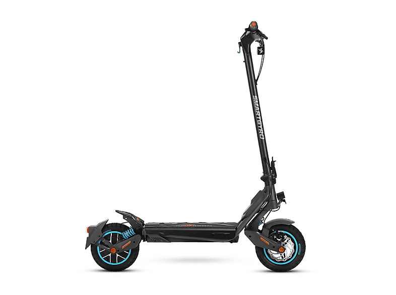 Patinete eléctrico - Smartgyro Rockway GT, Tipo 1 / VPL, 800W Potencia Nominal, Batería Litio 15000mAh, Velocidad 25km/h, Autonomía 60km, Negro