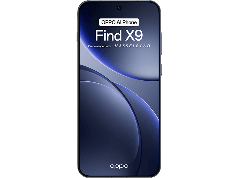 Móvil - Oppo Find X9, Space Black, 512 GB, 12 GB RAM, 6.59" AMOLED ProXDR Gorilla Glass 120 Hz, MediaTek 9500, 7025 mAh