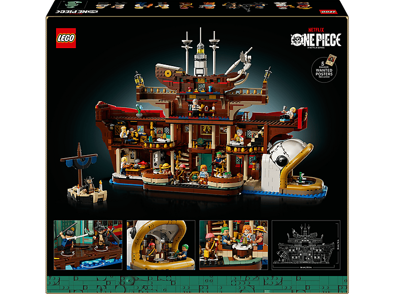 Juego de construcción - LEGO The Baratie Floating Restaurant, edad recomendada: 18 año(s), 3402 piezas