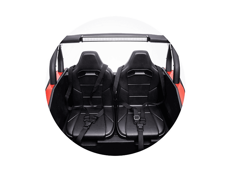 Coche eléctrico - Chipolino BUGGY MAGNUM biplaza Gris