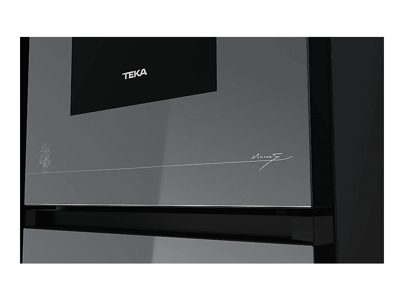 Frigorífico combi - Teka RBF 88670 VG, Edición Museo Van Gogh, Total No Frost, 201 cm Altura, 378 l, Inverter, Cristal Negro