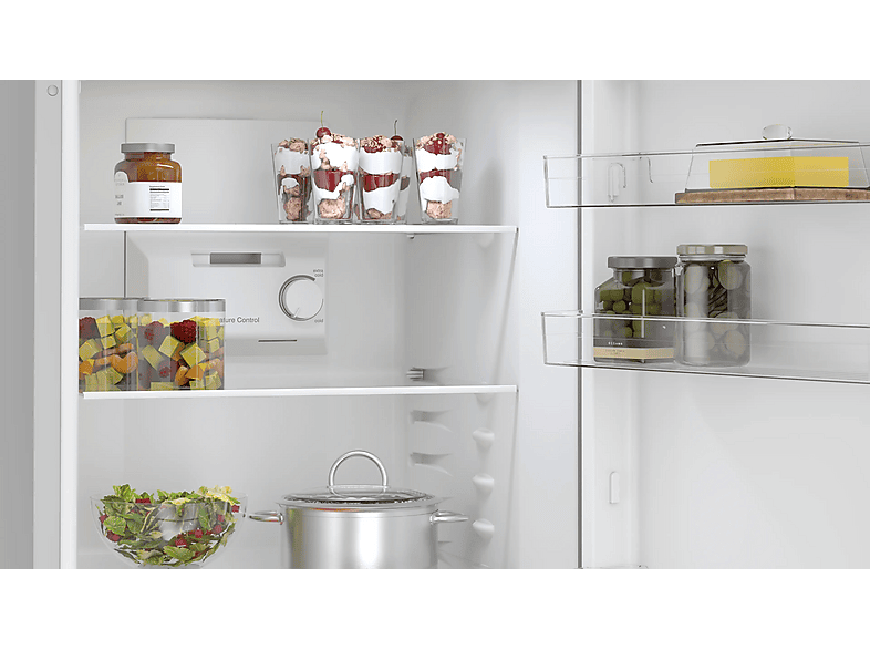 Frigorífico combi - Balay 3KFE551MI, Total No Frost, 186 cm, 305 l, EasyAccess, Acero mate antihuellas