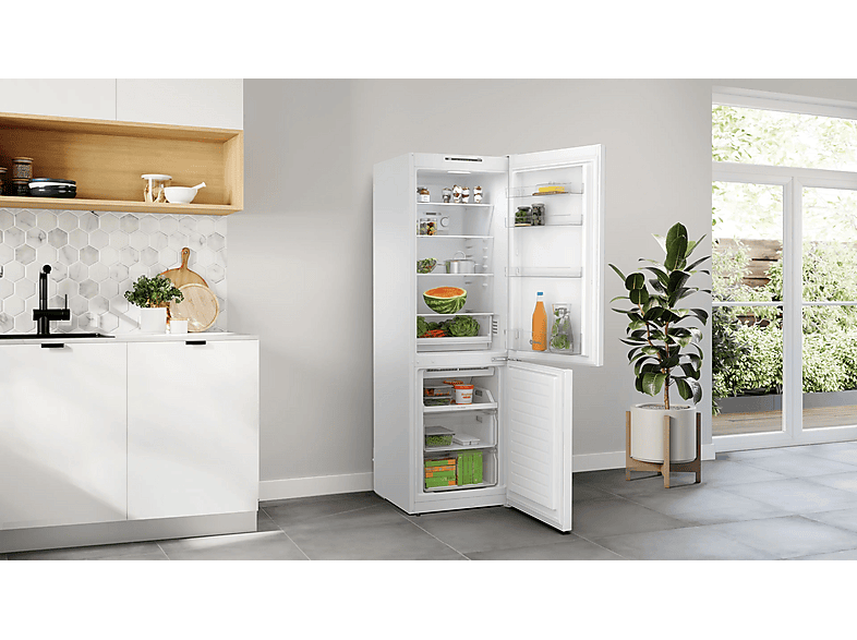 Frigorífico combi - Balay 3KFE551WI, Total No Frost, 186 cm, 305 l, EasyAccess, Blanco
