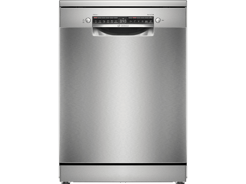 Lavavajillas - Bosch SMS4HVI14E, 14 servicios, 6 programas, 60 cm, Acero antihuellas