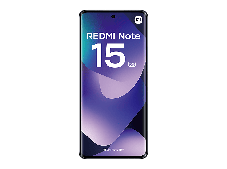 Móvil - Xiaomi Redmi Note 15 5G, Negro, 512 GB, 12 GB RAM, 6.77" AMOLED FHD+, Snapdragon 6 Gen 3, 5520 mAh
