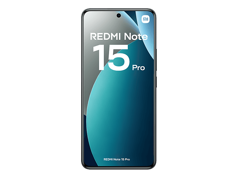 Móvil - Xiaomi Redmi Note 15 Pro, Negro, 256 GB, 8 GB RAM, 6.77" AMOLED FHD+, MediaTek Helio G200–Ultra, 6500 mAh