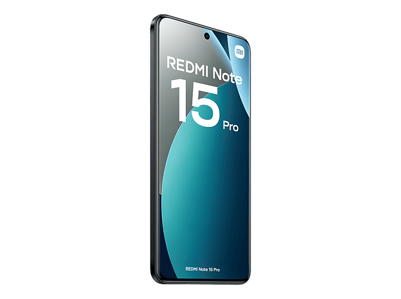 Móvil - Xiaomi Redmi Note 15 Pro, Negro, 256 GB, 8 GB RAM, 6.77" AMOLED FHD+, MediaTek Helio G200–Ultra, 6500 mAh