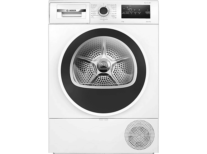 Secadora bomba de calor - Bosch WTR85V00ES, Eléctrico, 1 kg, Blanco