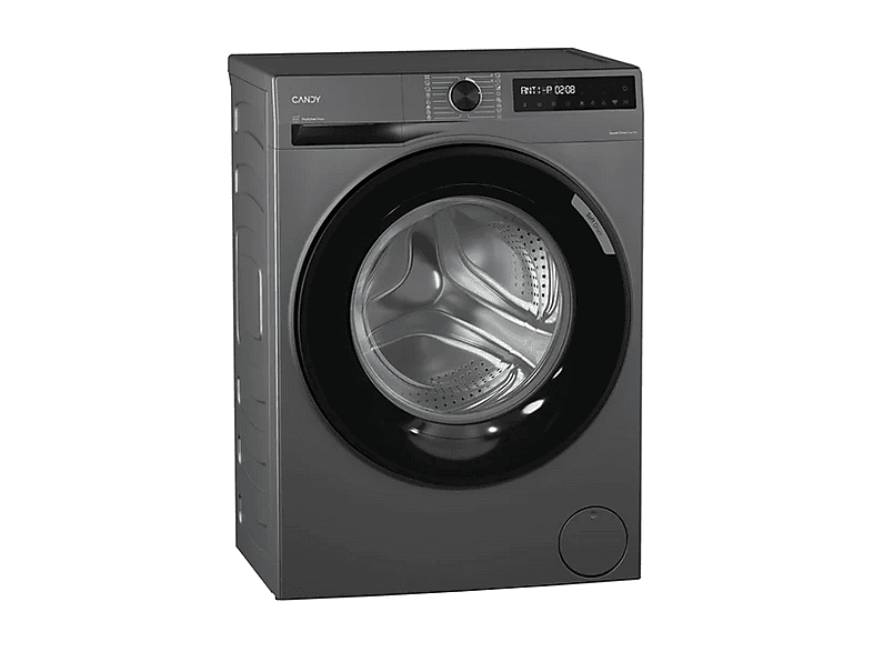 Lavadora carga frontal - Candy BR 48SBL6G-S, 8 kg, 1400 rpm, 16 Programas, Inverter, Libre Instalación, WiFi y Bluetooth, Plata