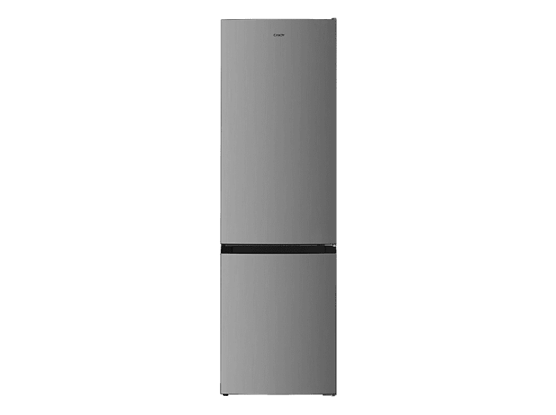 Frigorífico combi - Candy CCH1S518EX, Cíclico, 180 cm, 262 l, Tirador integrado, Puerta reversible, Inox