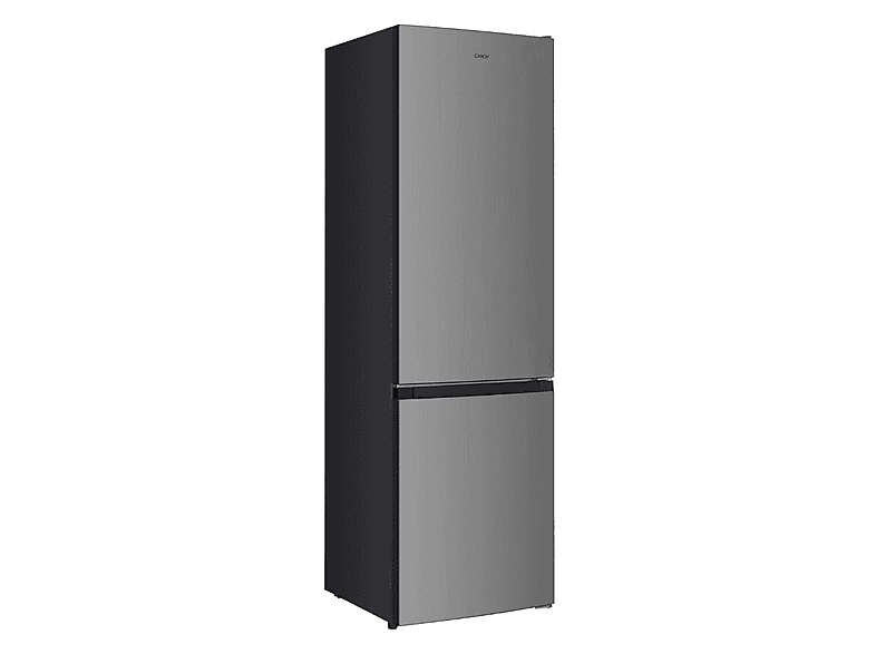 Frigorífico combi - Candy CCH1S518EX, Cíclico, 180 cm, 262 l, Tirador integrado, Puerta reversible, Inox