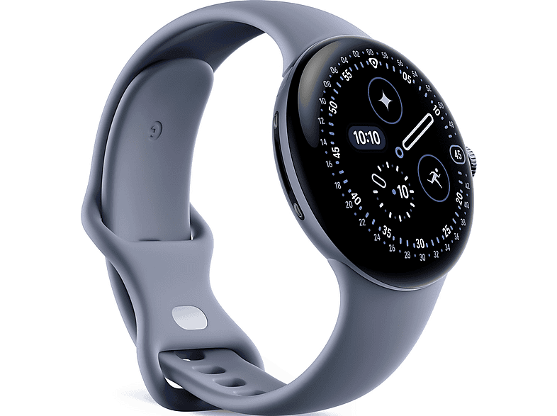 Smartwatch - Google PIXEL WATCH 4 45MM MOONSTONE, S-L, Aluminio 100% reciclado, Piedar lunar/Piedra lunar