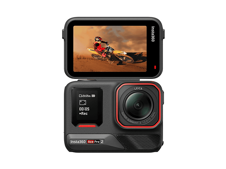 Cámara deportiva ACE PRO 2 MARC MARQUEZ BUNDLE 93 EDITION - Insta360, INSTA360, Negro/Rojo