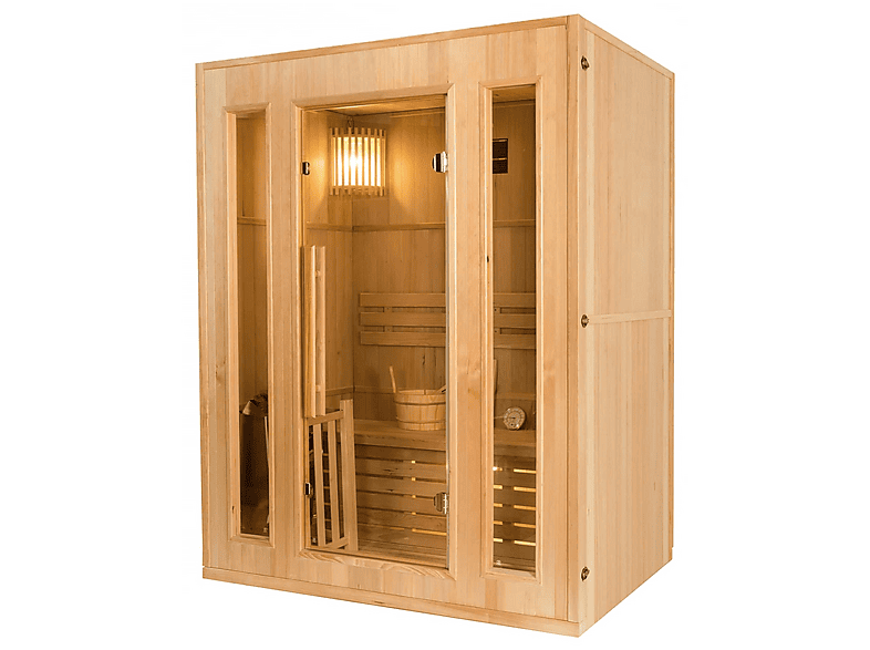 Sauna Finlandesa - Mpc SINED-SAUNAVAPORE-ZEN_3, Marrón