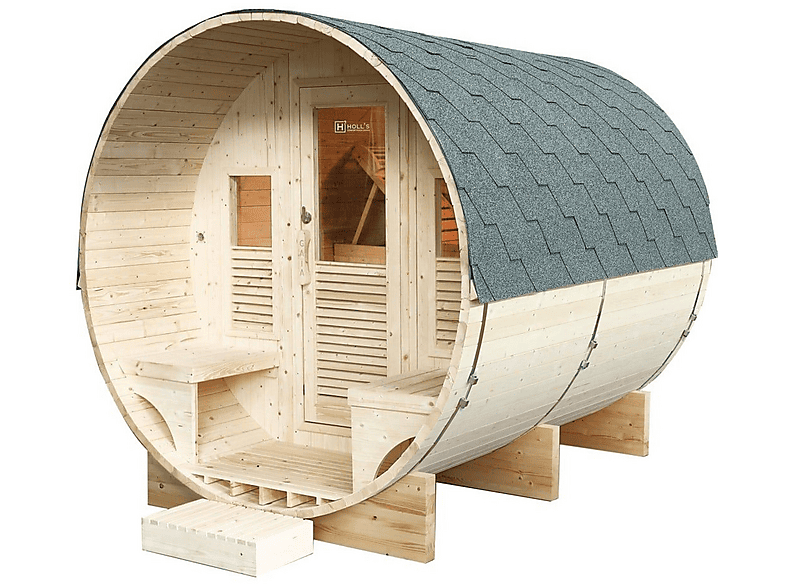 Sauna de exterior - Mpc POOLSTAR-HL-T250E, Marrón