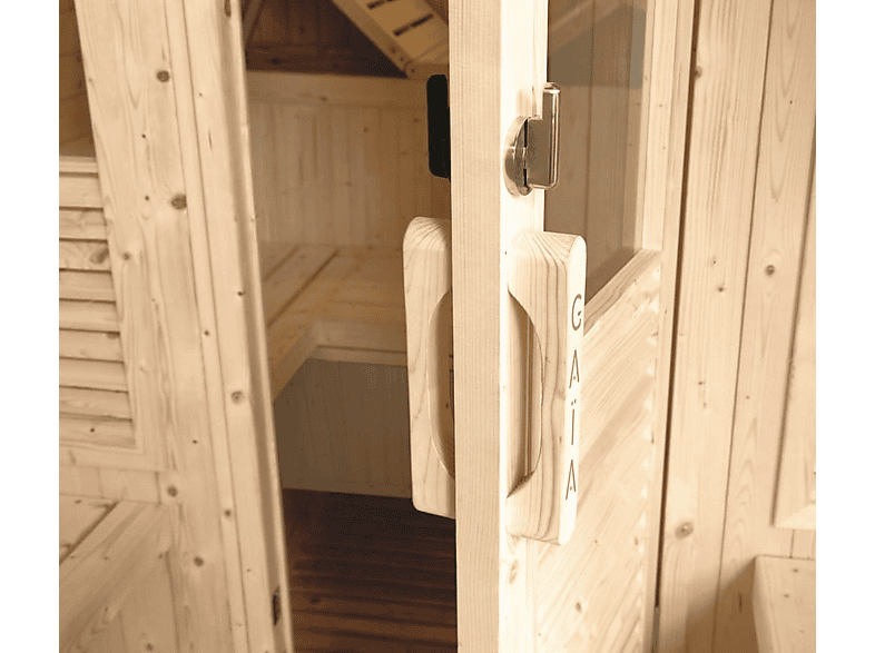 Sauna de exterior - Mpc POOLSTAR-HL-T250E, Marrón