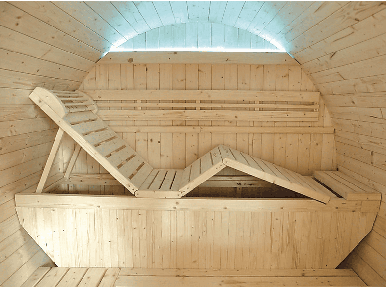 Sauna de exterior - Mpc POOLSTAR-HL-T250E, Marrón