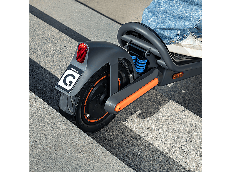 Patinete eléctrico - Cecotec Bongo GS65 2x2 XXL Connected, Doble motor, 1000W máx, Autonomía 65 km, Ruedas 10", Doble suspensión, App, Multicolor