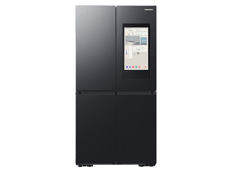 Frigorífico americano - Samsung RF65DG9H0EB1EF, Family Hub 4 puertas, Triple Cooling, 183 cm, 636 l, No Frost, Wifi, Negro