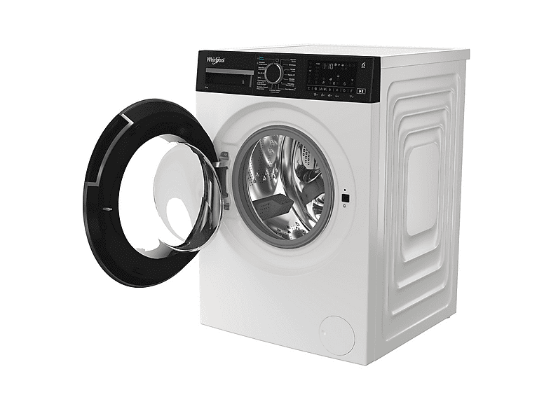 Lavadora carga frontal - Whirlpool WAM 27WB SPT, 12 kg, 1400 rpm, 15 Programas, Inverter, Tecnología 6th Sense, Rapid 28', Blanco