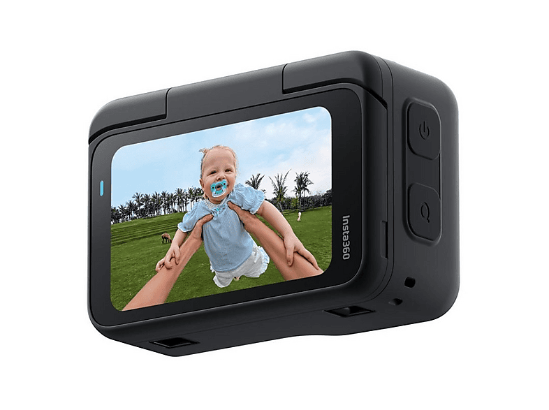 Cámara deportiva - Insta360 GO Ultra Creator Bundle, 4K, 200min Autonomía, Sensor 1/1,28" CMOS, Pantalla Táctil Abatible, IPX8, Negro