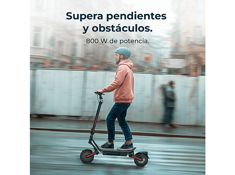 Patinete eléctrico - Cecotec Bongo D40 XL Suspension Connected, Potencia máxima 800 W, 10.000 mAh, Doble suspensión, Negro