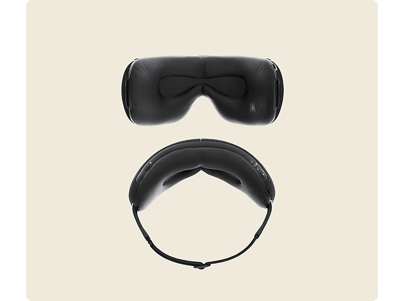 Masajeador facial - Therabody SmartGoggles 2nd Gen, Para Cara, 180 min Autonomía, Vibración/Calor/Compresión, Negro
