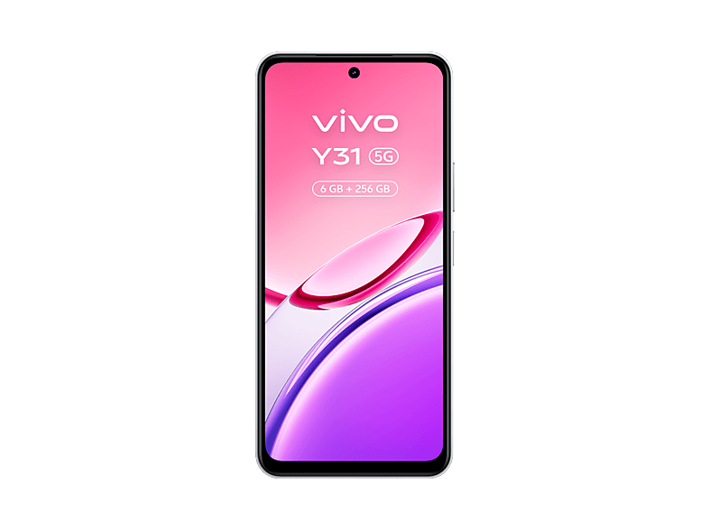 Móvil - Vivo Y31, Marble White, 256GB, 6GB RAM, 6.72" LCD, Qualcomm Snapdragon® 4 Gen 2, 6500 mAh