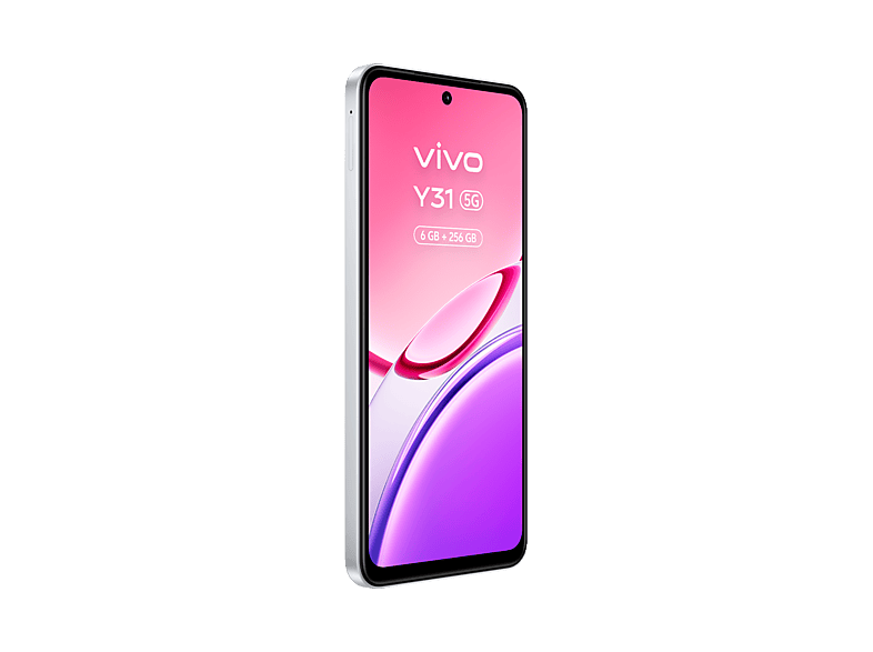 Móvil - Vivo Y31, Marble White, 256GB, 6GB RAM, 6.72" LCD, Qualcomm Snapdragon® 4 Gen 2, 6500 mAh