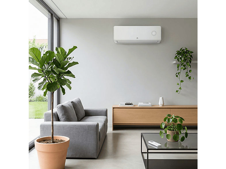 Aire acondicionado Split 1 x 1 - OK . OAC 18226 ES SET, 4500 fg/h, DC Inverter, Auto Limpieza, Temporizador, Blanco