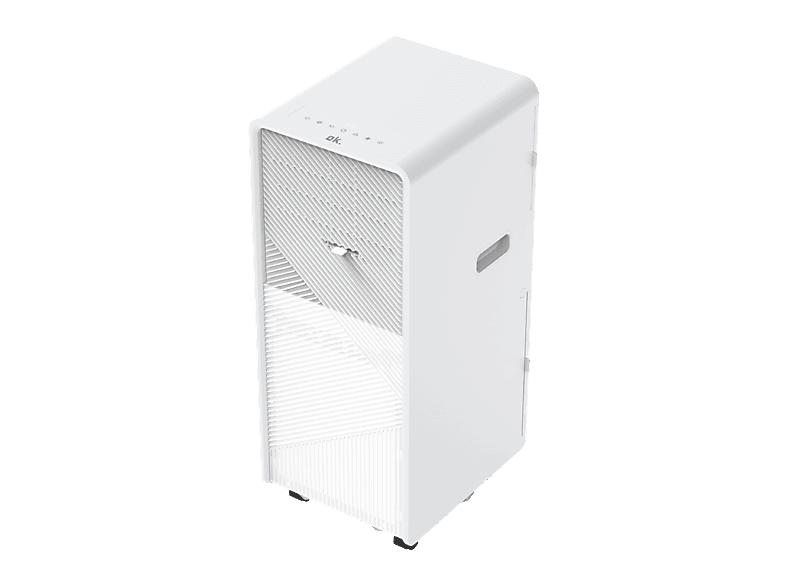 Aire acondicionado portátil - OK . OAC 12026 ES, 3010 fg/h, 2 Velocidades, 20m², 55 dB(A), Ruedas, Función Calentamiento, Blanco