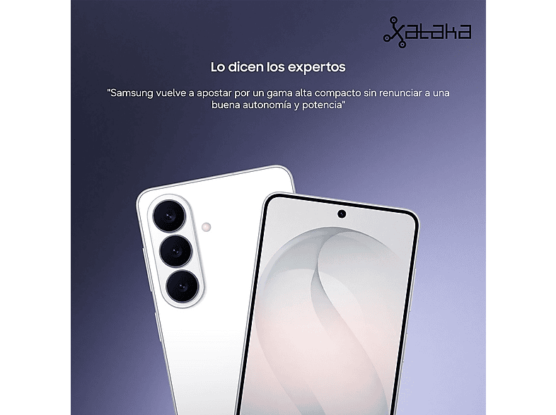 Móvil - Samsung Galaxy S26, Violeta, 256 GB, 12 GB RAM, 6.3" FHD+, Exynos 2600, 4300 mAh, Android 16