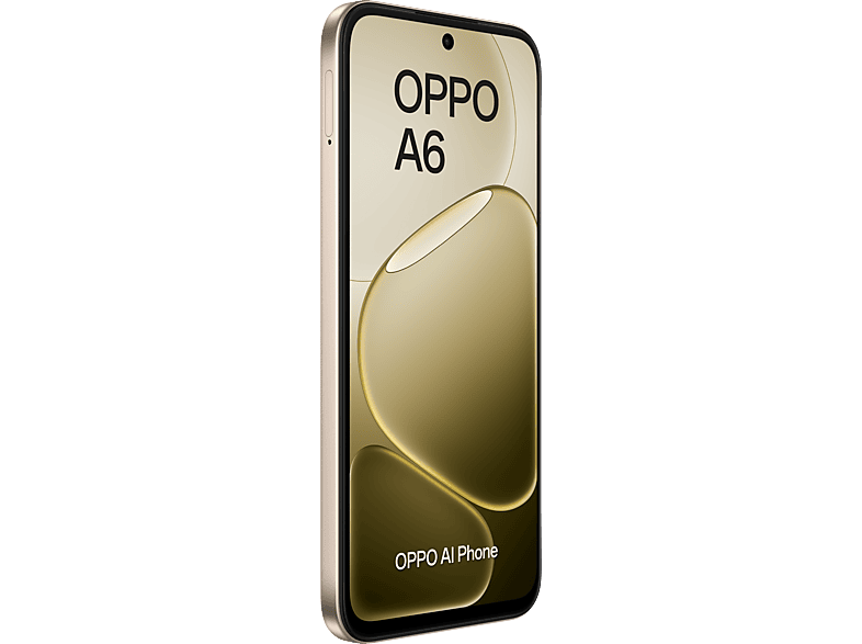 Móvil - Oppo Bundle A6 4G, Aurora Gold, 256 GB, 6 GB RAM, 6.75" LCD, Qualcomm Snapdragon®685 (6nm), 6.500mAh, Incluye Cargador 45W y Auriculares