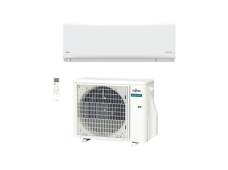 Aire acondicionado Split 1 x 1 - Fujitsu 3NGF89940 ASY35UI-KL, 2924 fg/h, WiFi, Inverter, Función de Calentamiento, Blanco