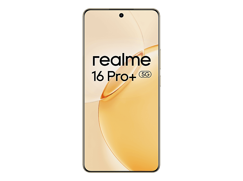 Móvil - Realme 16 Pro+, Master Gold, 512 GB, 12 GB RAM, 6.8" HyperGlow 4D Curve+ de 144Hz, Qualcomm Snapdragon 7 Gen 4, 7000 mAh