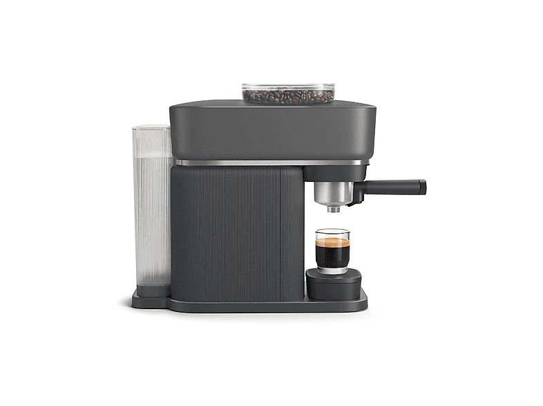 Cafetera express - Philips Baristina BAR300/60, Molinillo cerámico, 16 bares, Café en grano, 4 programas, 1550 W, 1,2L, 30s, IA, 72 dB, 3 años, Negro