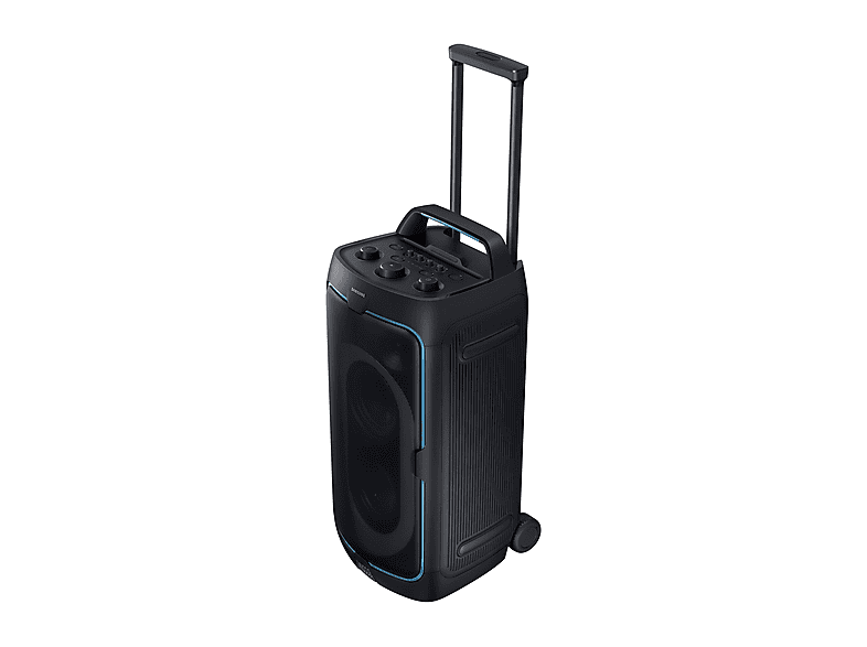 Altavoz de gran potencia - Samsung MX-ST50F/ZF, 240W, Con batería, Autonomía 18h, Portátil para fiestas, Asa de transporte y ruedas, Bluetooth