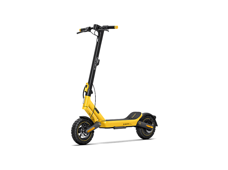 Patinete eléctrico - Xiaomi Electric Scooter 6 Ultra, Tipo 2 / VPM, Potencia Nom. 500 W, Carga máx. 140 kg, 12500 mAh, 25 km/h, Negro/Amarillo
