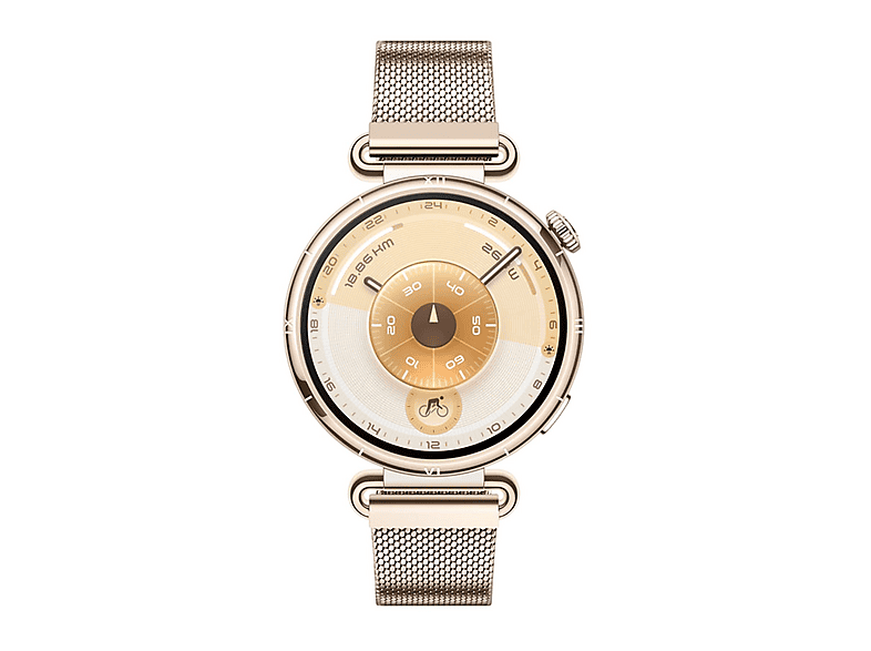 Smartwatch - Huawei WATCH GT6 41MM GOLD MILANESE, Acero inoxidable, Oro