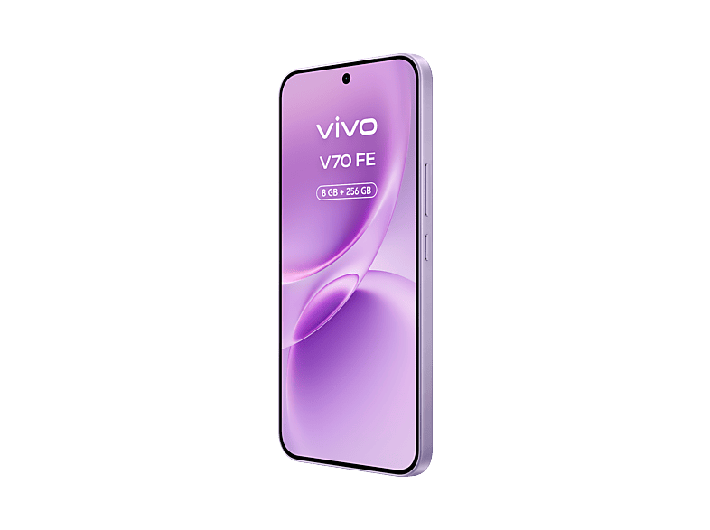 Móvil - Vivo Bundle V70 FE, Muse Purple, 256GB, 8GB RAM, 6.83" AMOLED, Dimensity 7360-Turbo, 7000 mAh