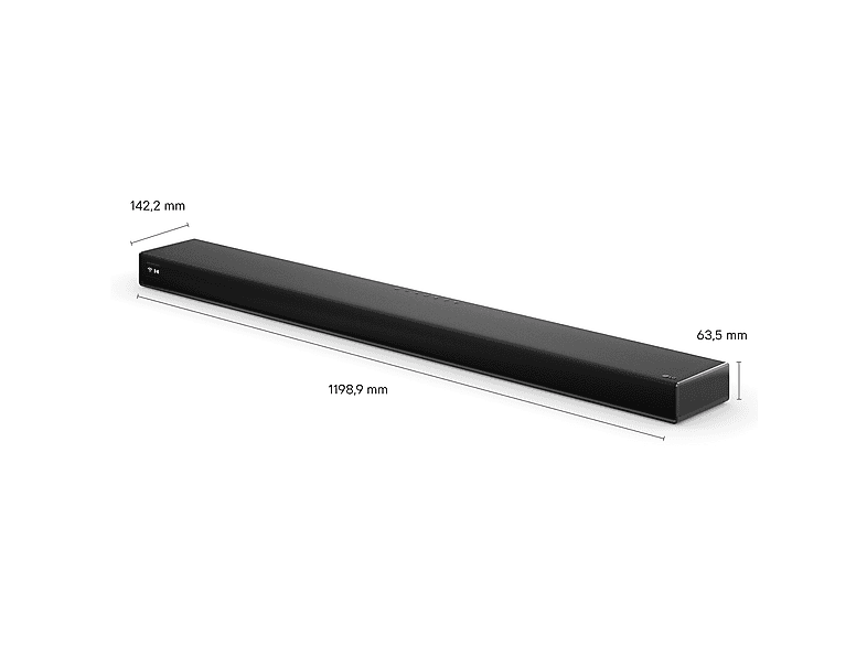Barra de sonido - LG Sound Suite H7, 500 W, Bluetooth, 5.1.3 canales con Subwoofer integrado, Dolby Atmos FlexConnect, Negro