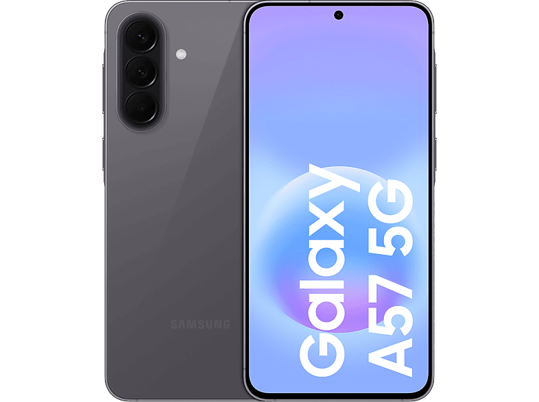 Móvil - Samsung Galaxy A57, Gris, 256 GB, 8 GB RAM, 6.7" FHD+, Exynos 1680, 5000 mAh, Android 16
