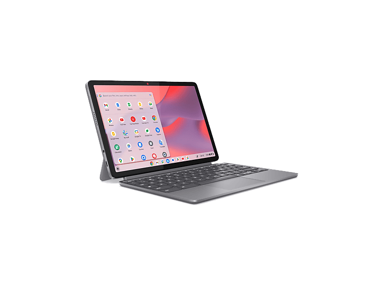 Convertible 2 en 1 - Lenovo Chromebook 11M889, 10.95" WUXGA, MediaTek Kompanio 838, 8GB RAM, 128GB, ChromeOS, Incl. Funda y lápiz, No incl. cargador
