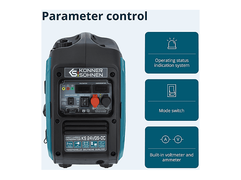Generador de energía - Könner & Söhnen KS 24VGS-DC