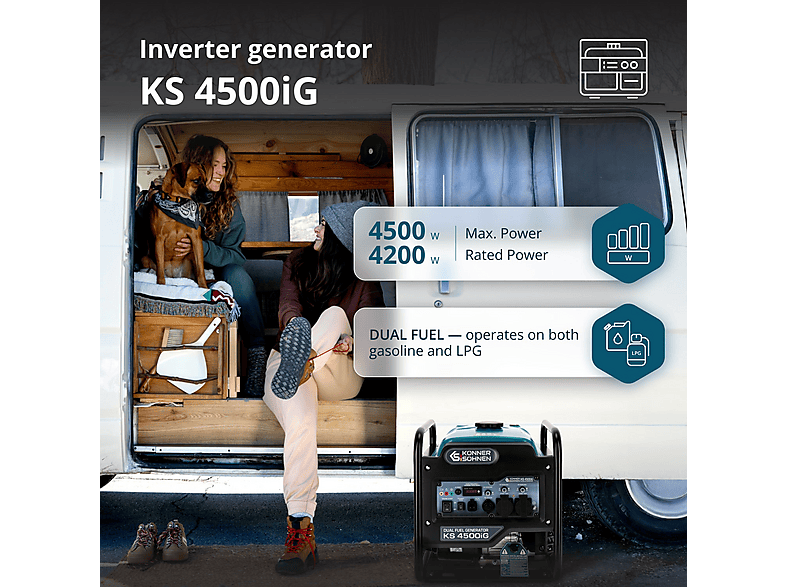 Generador de energía - Könner & Söhnen KS 4500iG